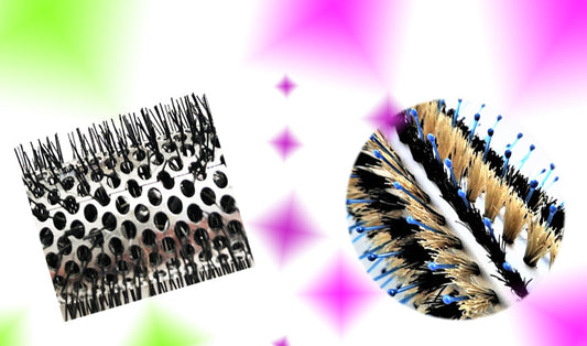 How does SLIP and GRIP influence the performance of a styling brush?