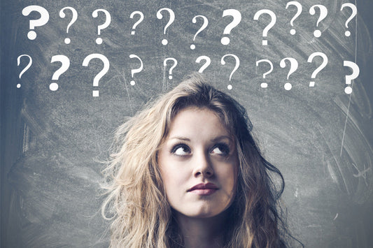 Image of a girl with questions