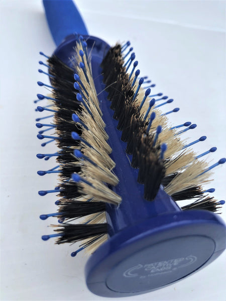 3D Blue Round Brush  37mm-Hotheads Hair Brush