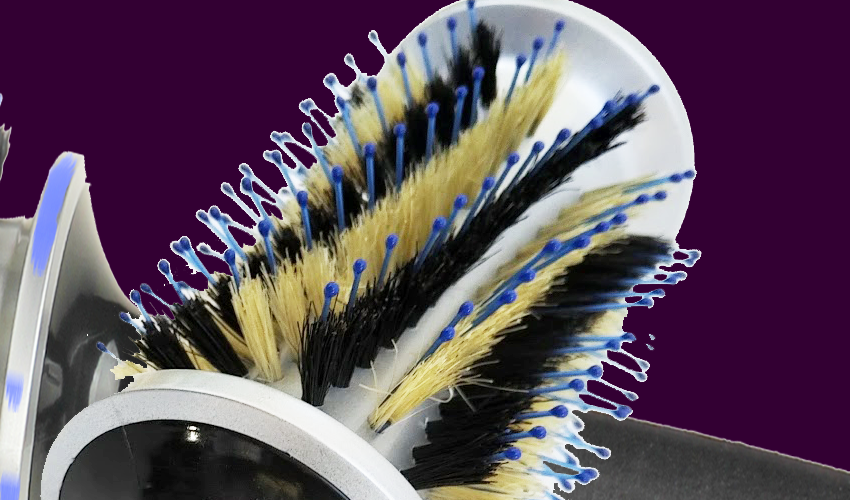 Image, close up of the 3D BRISTLE PATTERN®