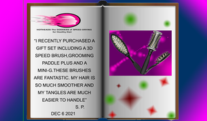 "These brushes are Fantastic" The Grooming Paddle Plus
