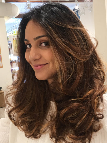 The  Small Speed Brush creates BIG hair.